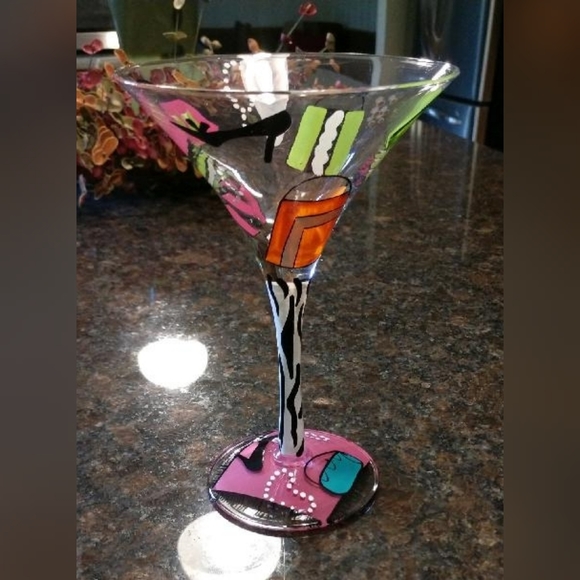 Lolita-'Shopaholic, Too' Retired Martini Glass - Picture 2 of 4